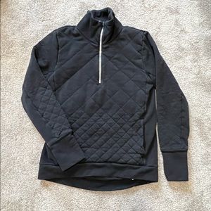 Lululemon black quilted pullover